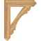 Ekena Millwork Olympic Arts & Crafts Rough Sawn Bracket, Western Red Cedar, 6"W x 32"D x 40"H BKT06X32X40OLY03RWR - alternate 4